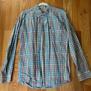 Barbour Men's Vibrant Plaid Button Down Shirt
